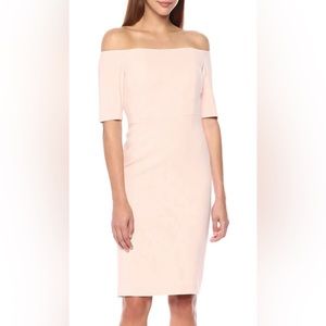 Calvin Klein Off the Shoulder Sheath Cocktail Dress